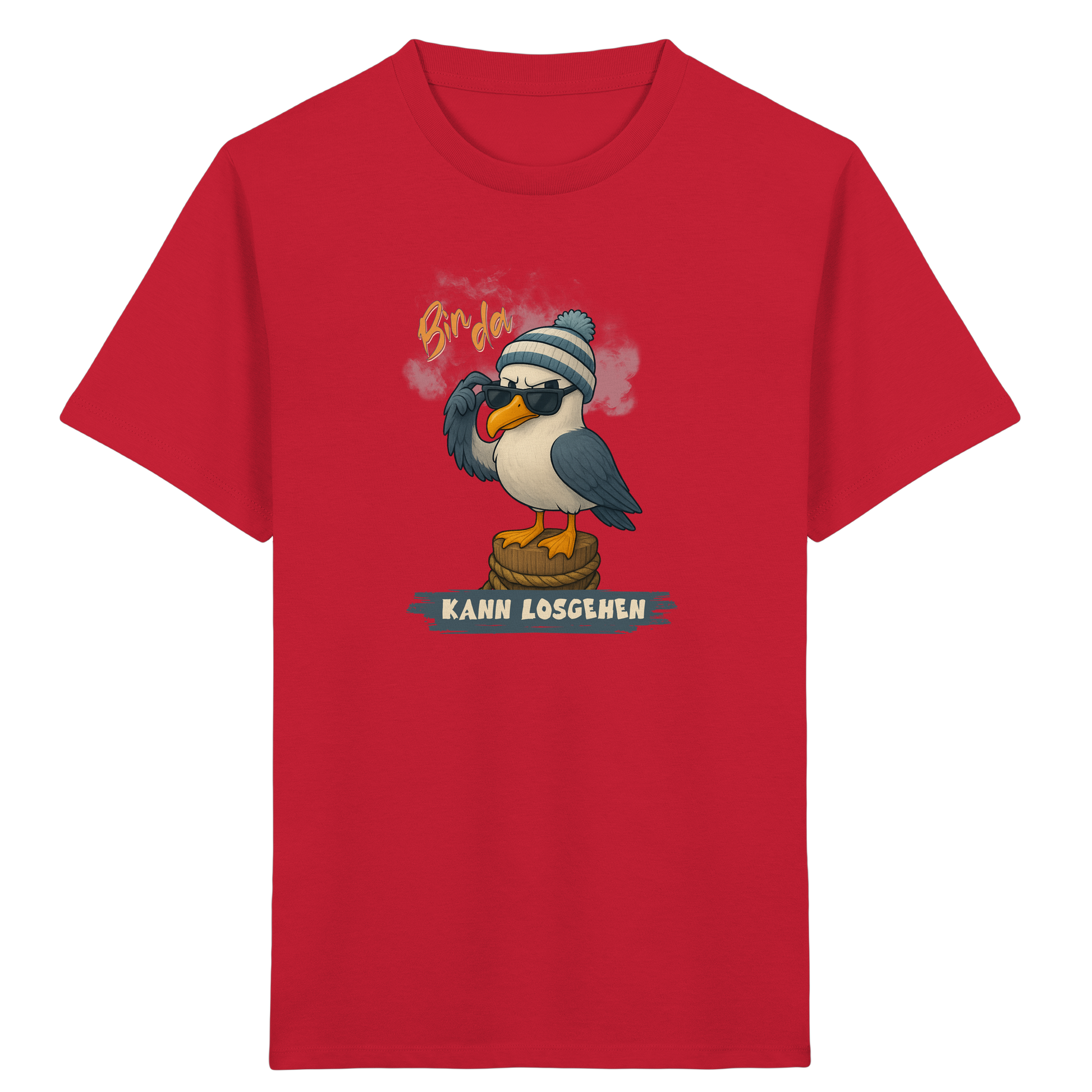 Bin da - kann losgehen - Kids Organic Shirt