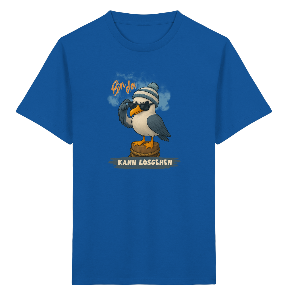 Bin da - kann losgehen - Kids Organic Shirt