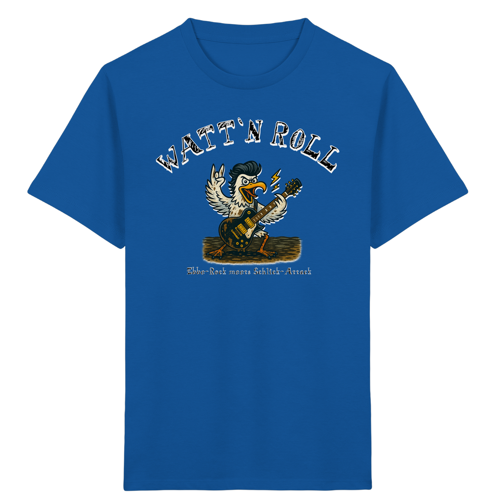 Watt`n Roll, Ebbe-Rock meets Schlick-Attack - Kids Organic Shirt