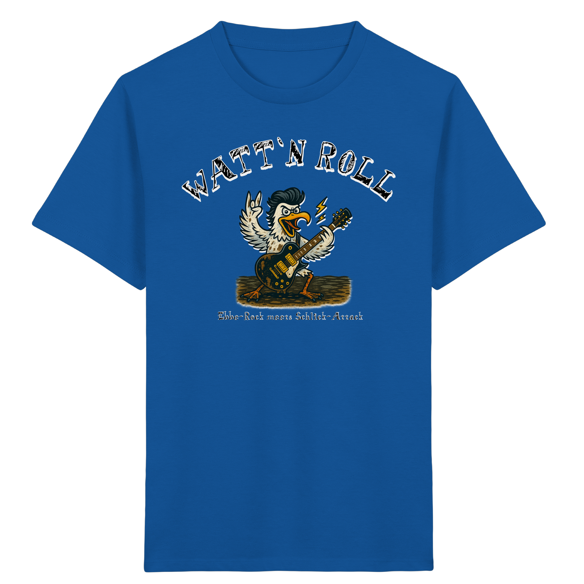Watt`n Roll, Ebbe-Rock meets Schlick-Attack - Kids Organic Shirt