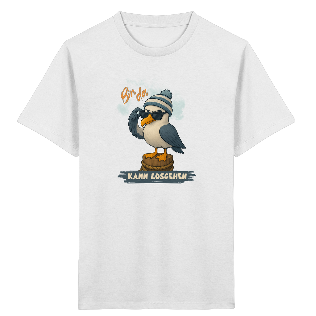 Bin da - kann losgehen - Kids Organic Shirt