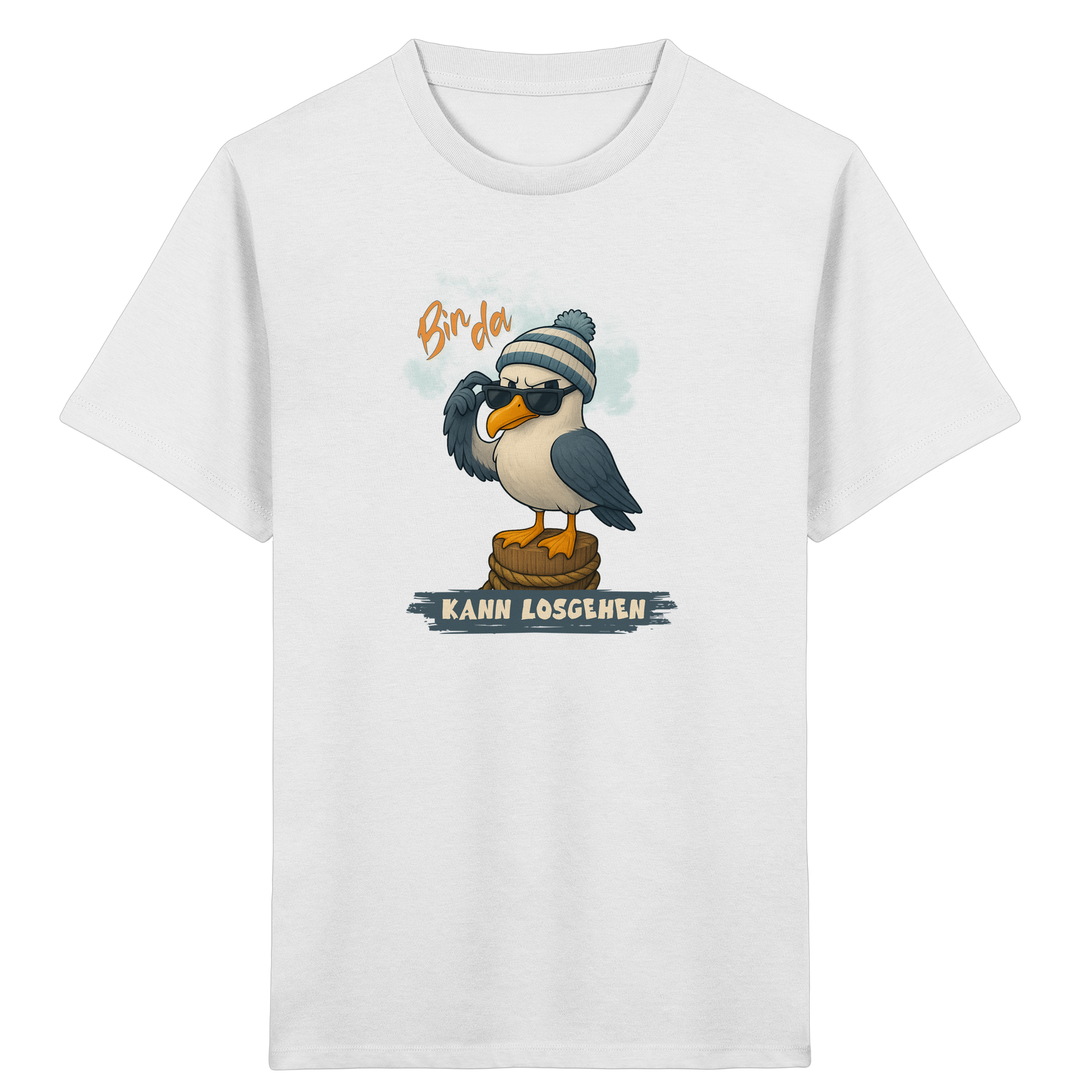 Bin da - kann losgehen - Kids Organic Shirt