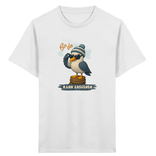 Bin da - kann losgehen - Kids Organic Shirt