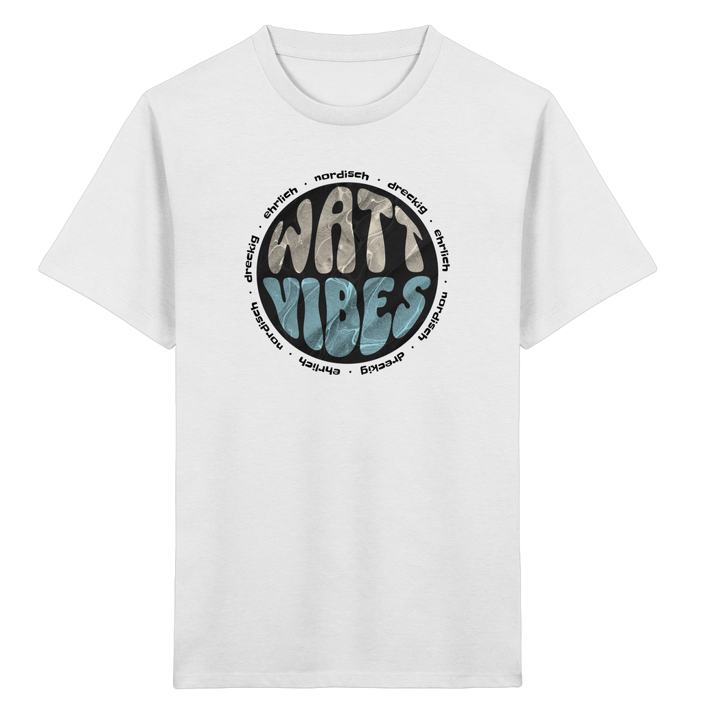 Watt Vibes, dreckig, ehrlich, nordisch - Kids Organic Shirt