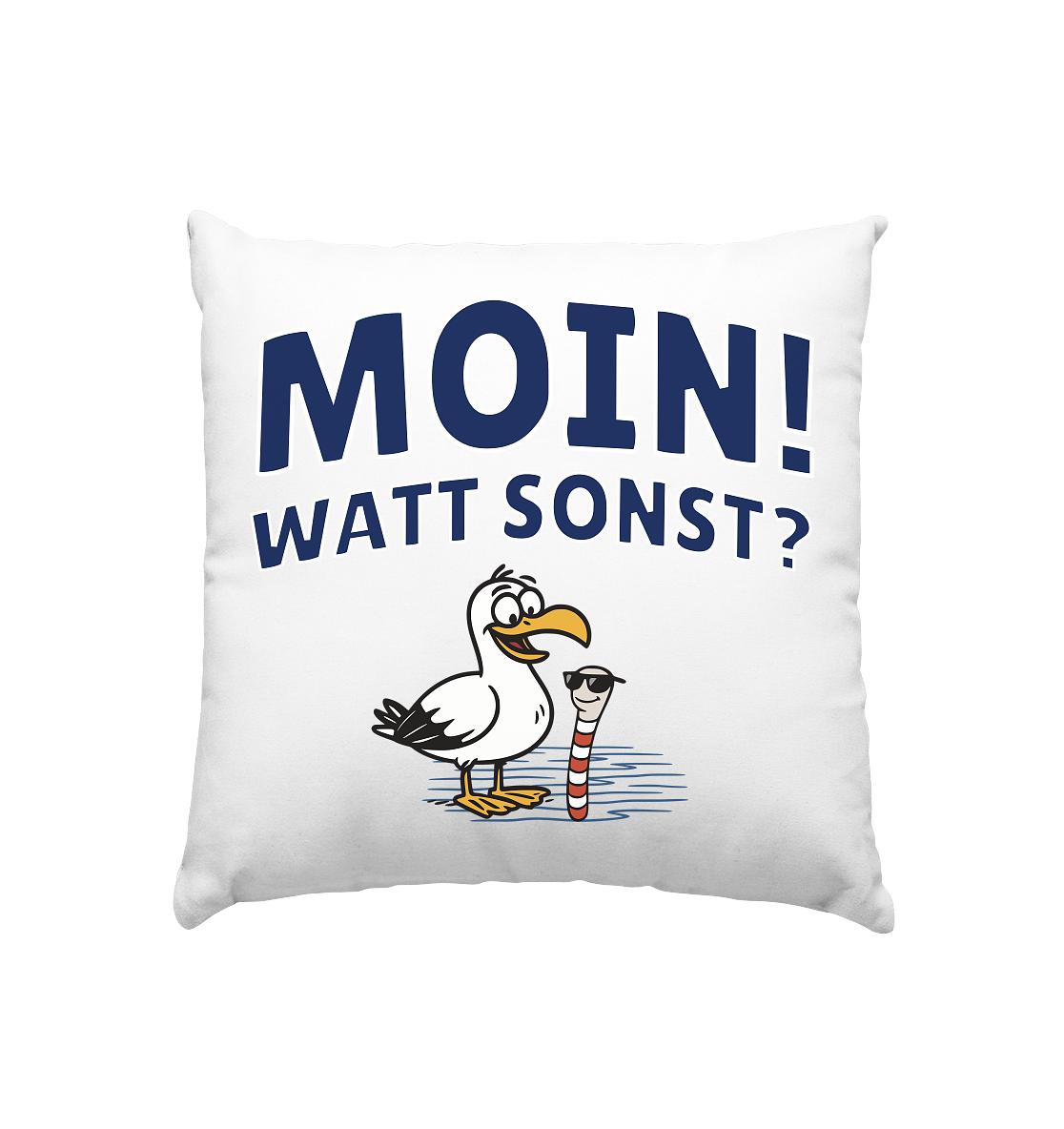 Moin! Watt Sonst? - Kissen 40x40cm