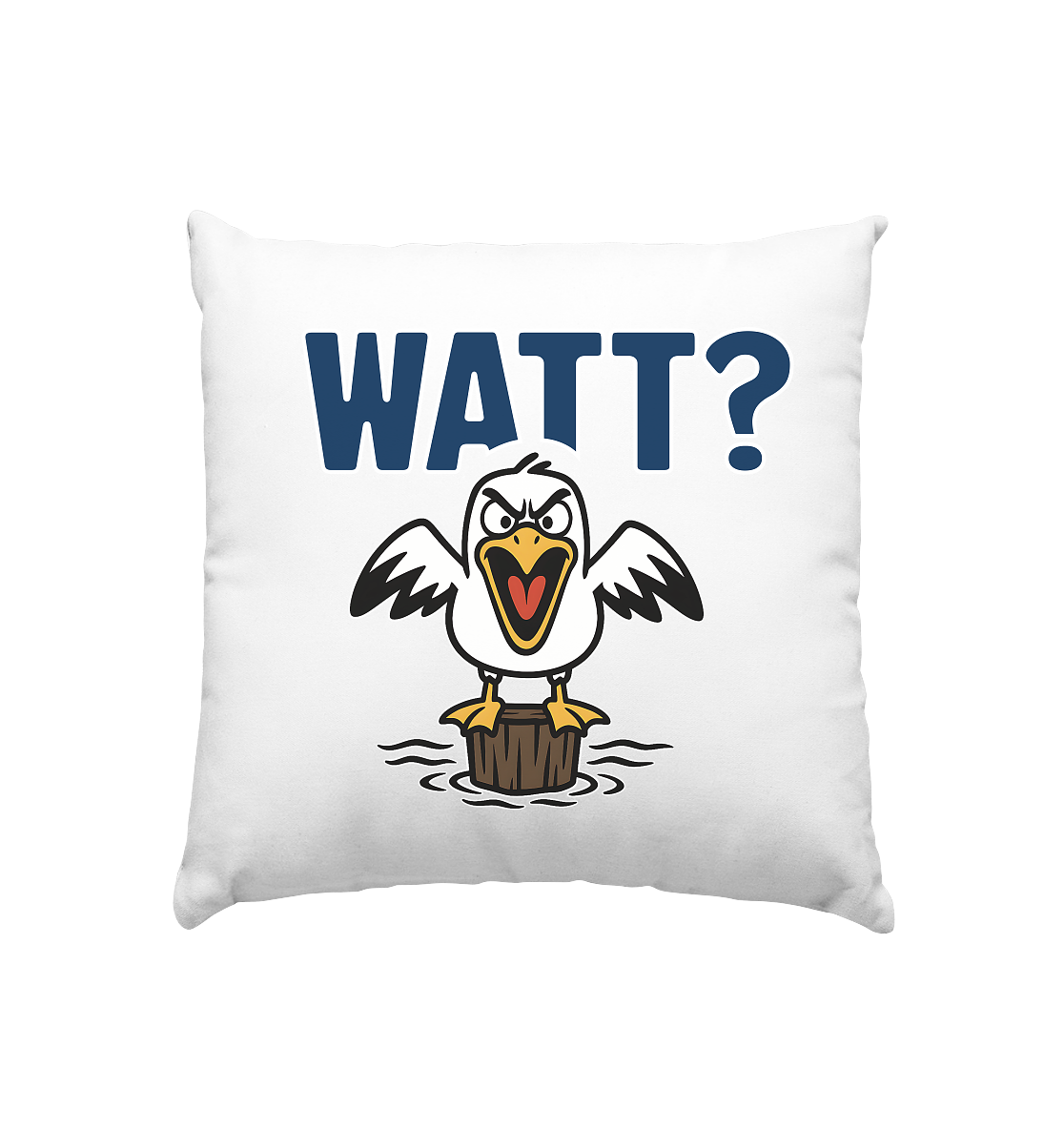 Watt? Agromöwe - Kissen 40x40cm