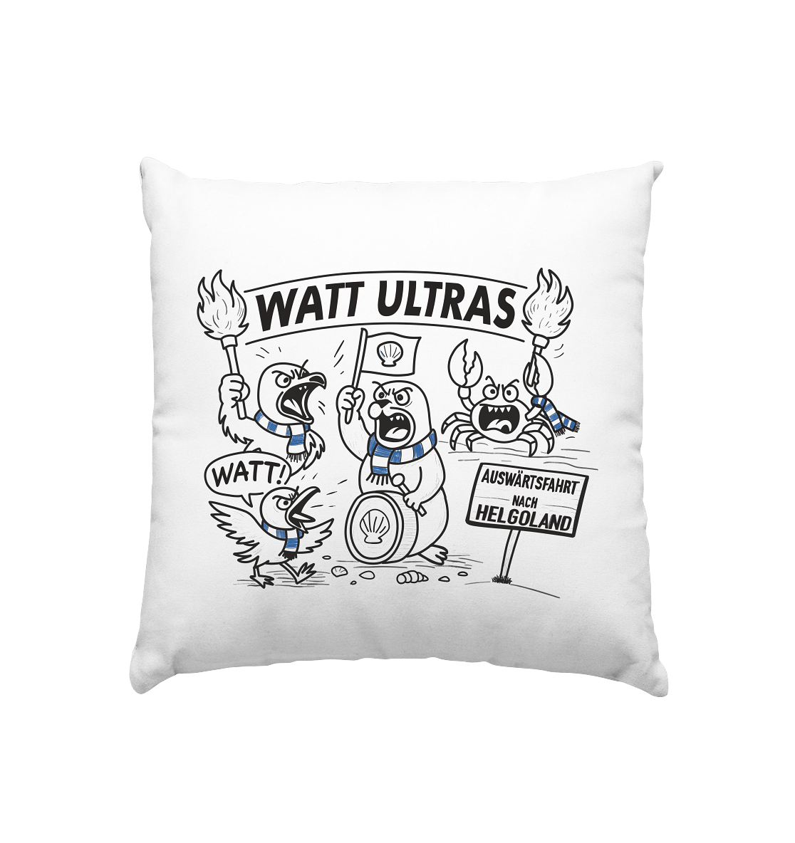Watt Ultras - Kissen 40x40cm