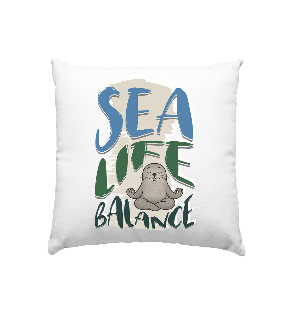 Sea Life Balance - Kissen 40x40cm