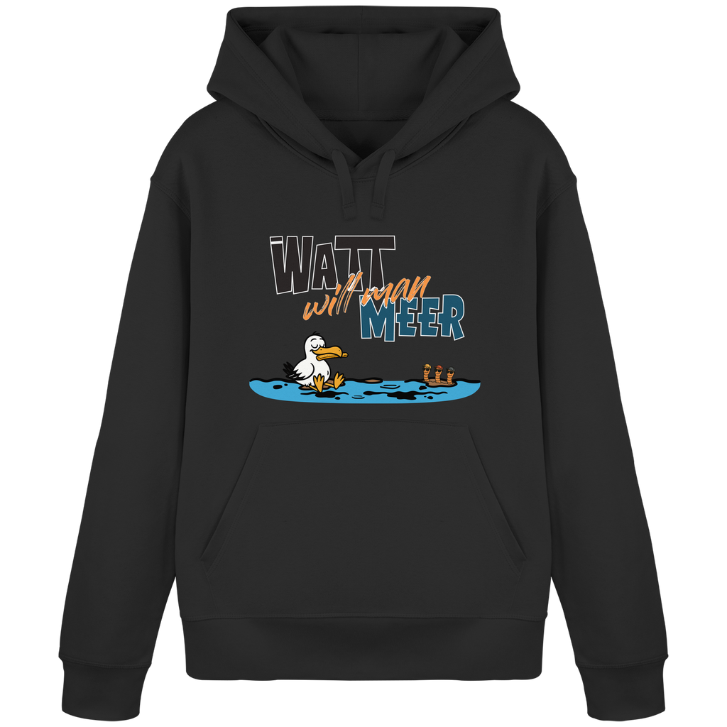 Watt will man Meer - Organic Basic Hoodie