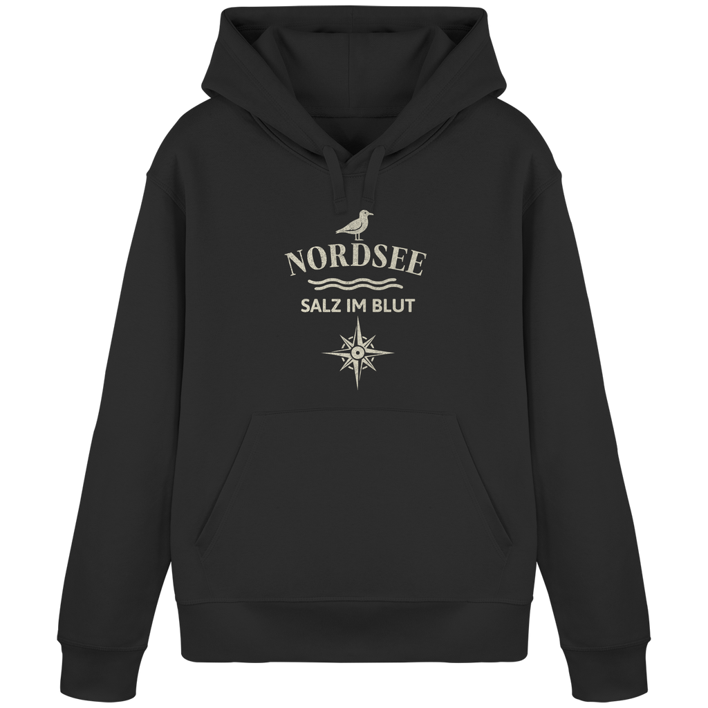 Nordsee - Salz im Blut - Organic Basic Hoodie