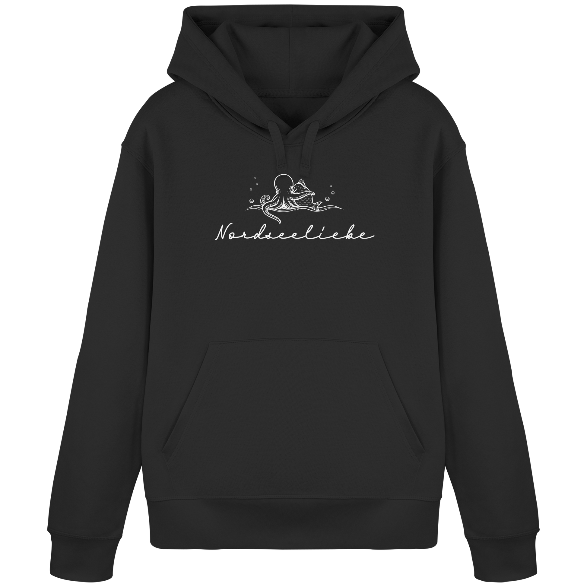 Nordseeliebe Krake & Fisch - Organic Basic Hoodie