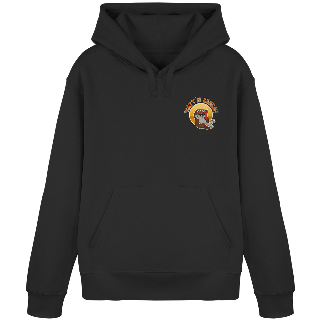 Watt´n Leben! Retro-Design Chill-Robbe im Strandkorb - Organic Basic Hoodie