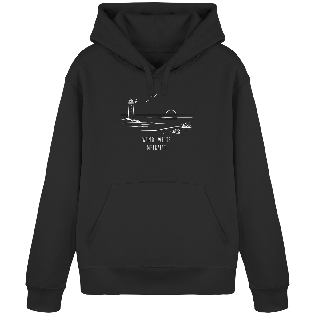 WIND. WEITE. MEERZEIT. - Organic Basic Hoodie