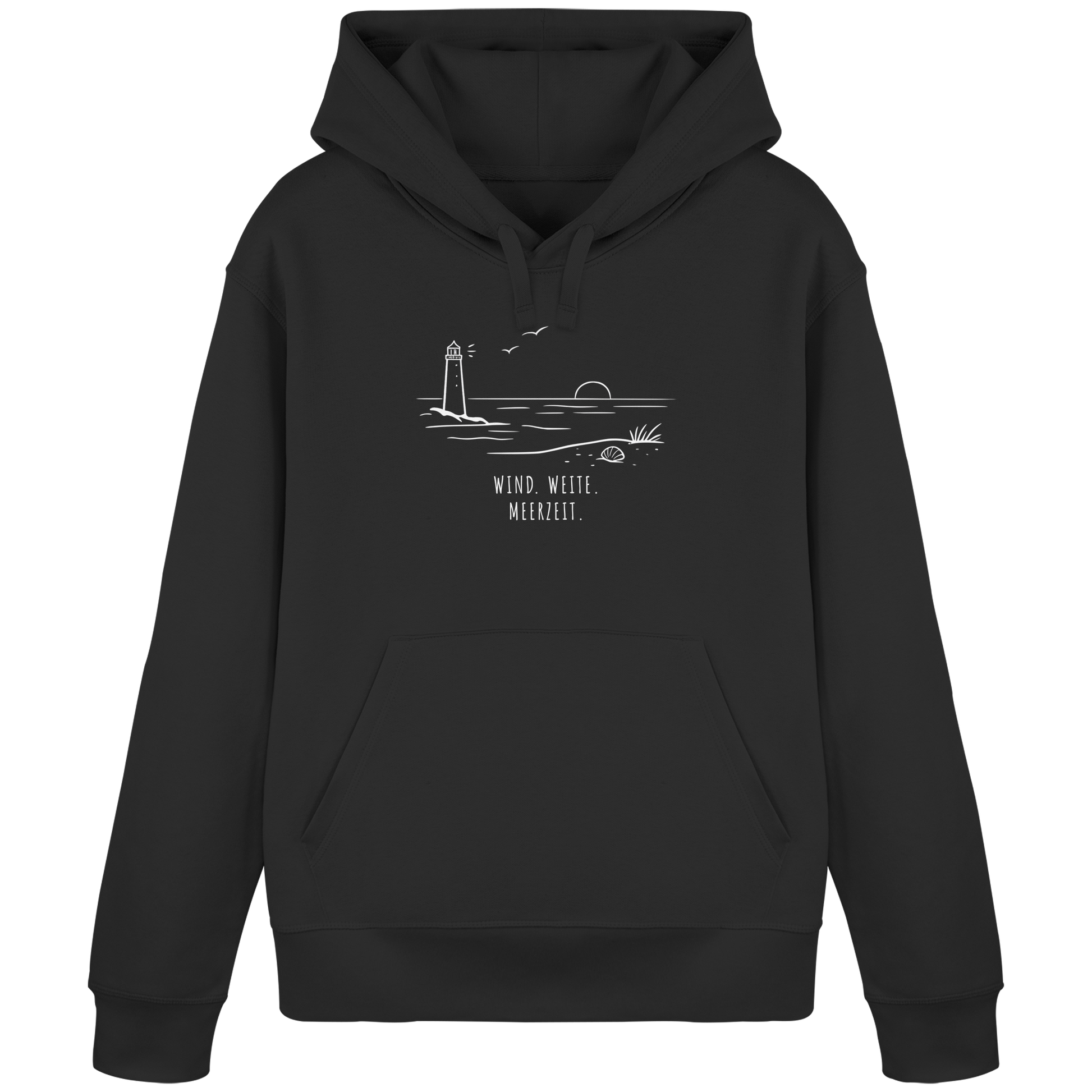 WIND. WEITE. MEERZEIT. - Organic Basic Hoodie