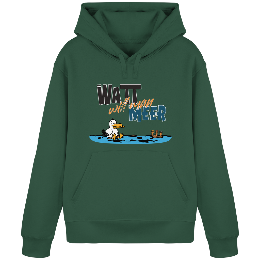 Watt will man Meer - Organic Basic Hoodie