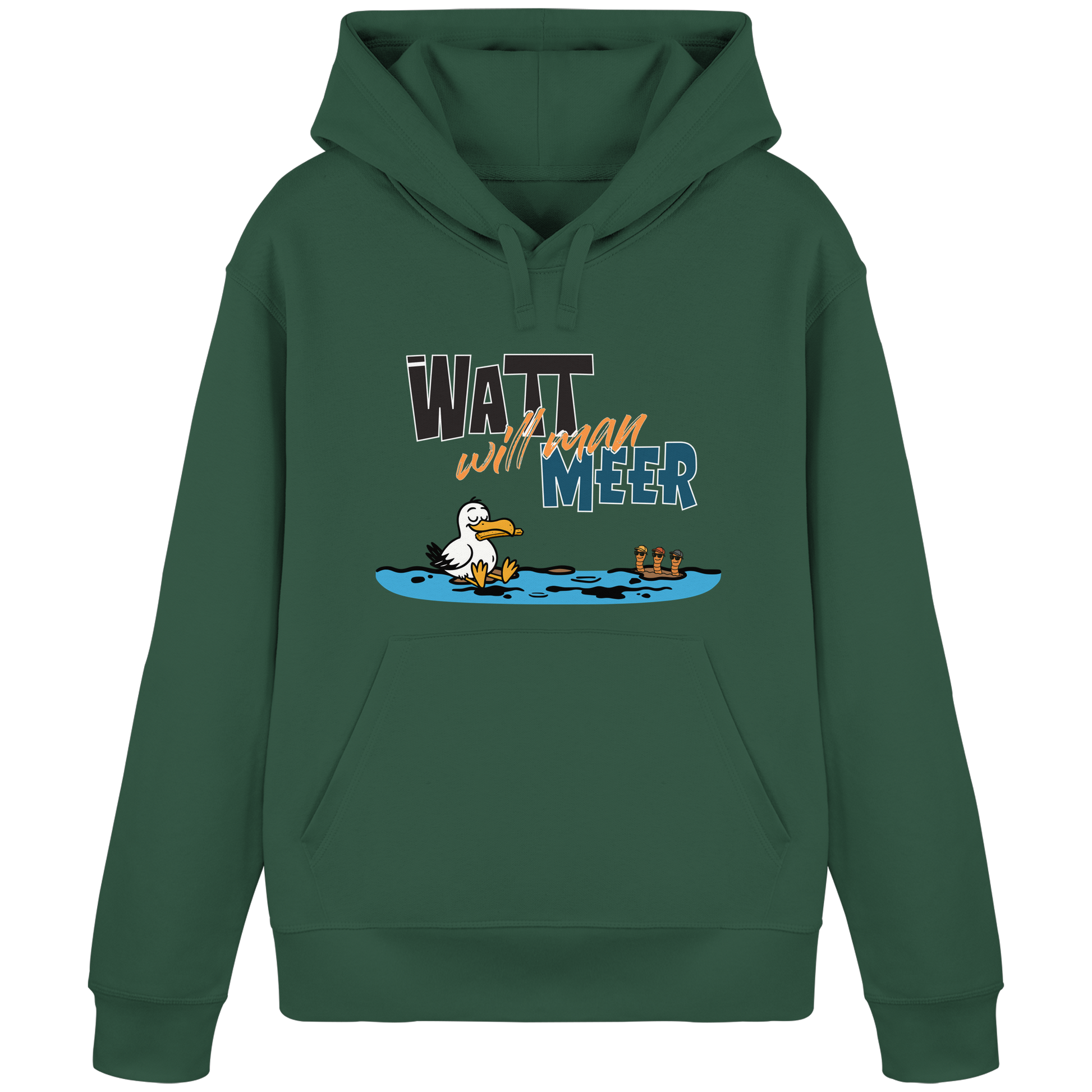 Watt will man Meer - Organic Basic Hoodie
