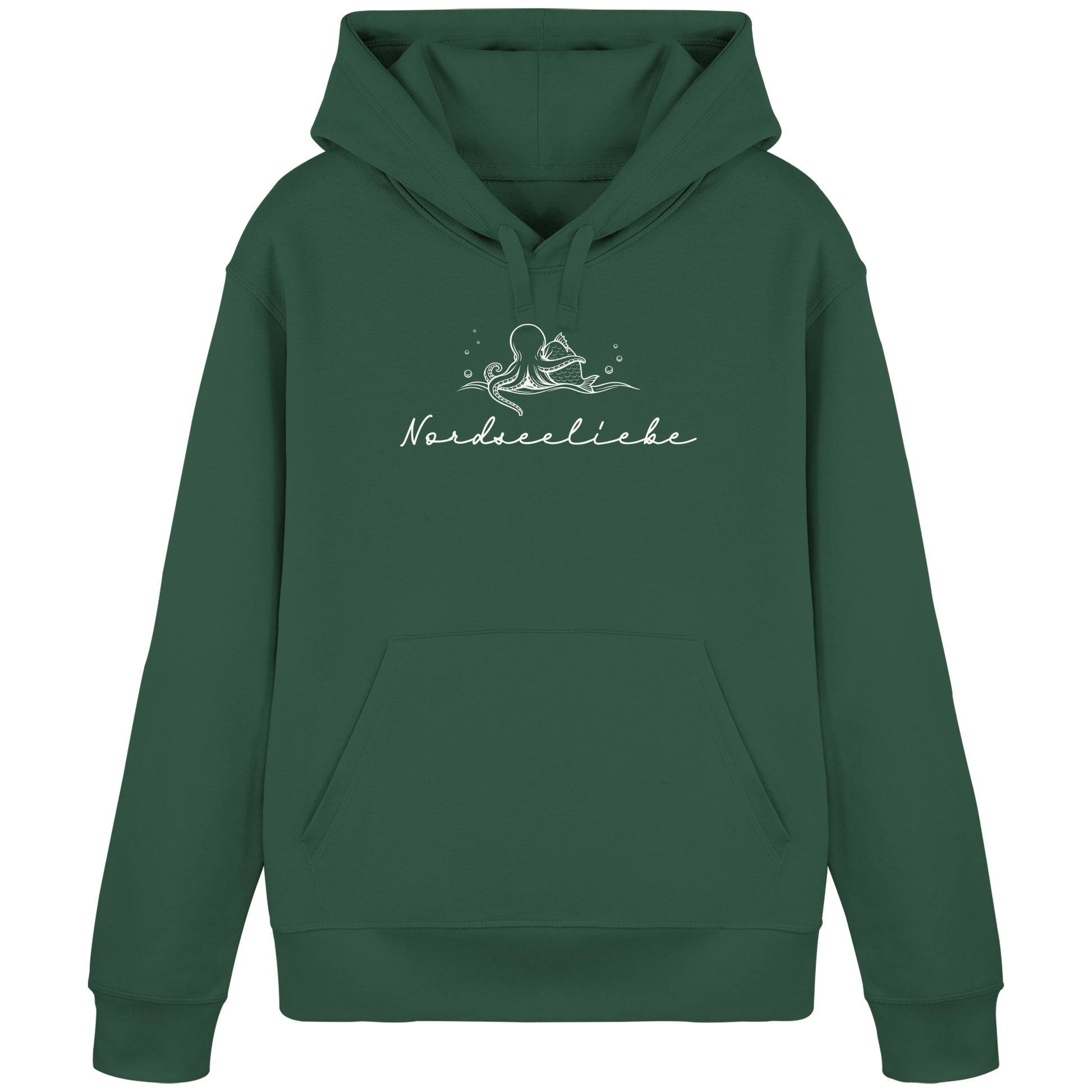 Nordseeliebe Krake & Fisch - Organic Basic Hoodie