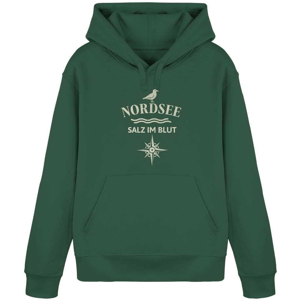 Nordsee - Salz im Blut - Organic Basic Hoodie