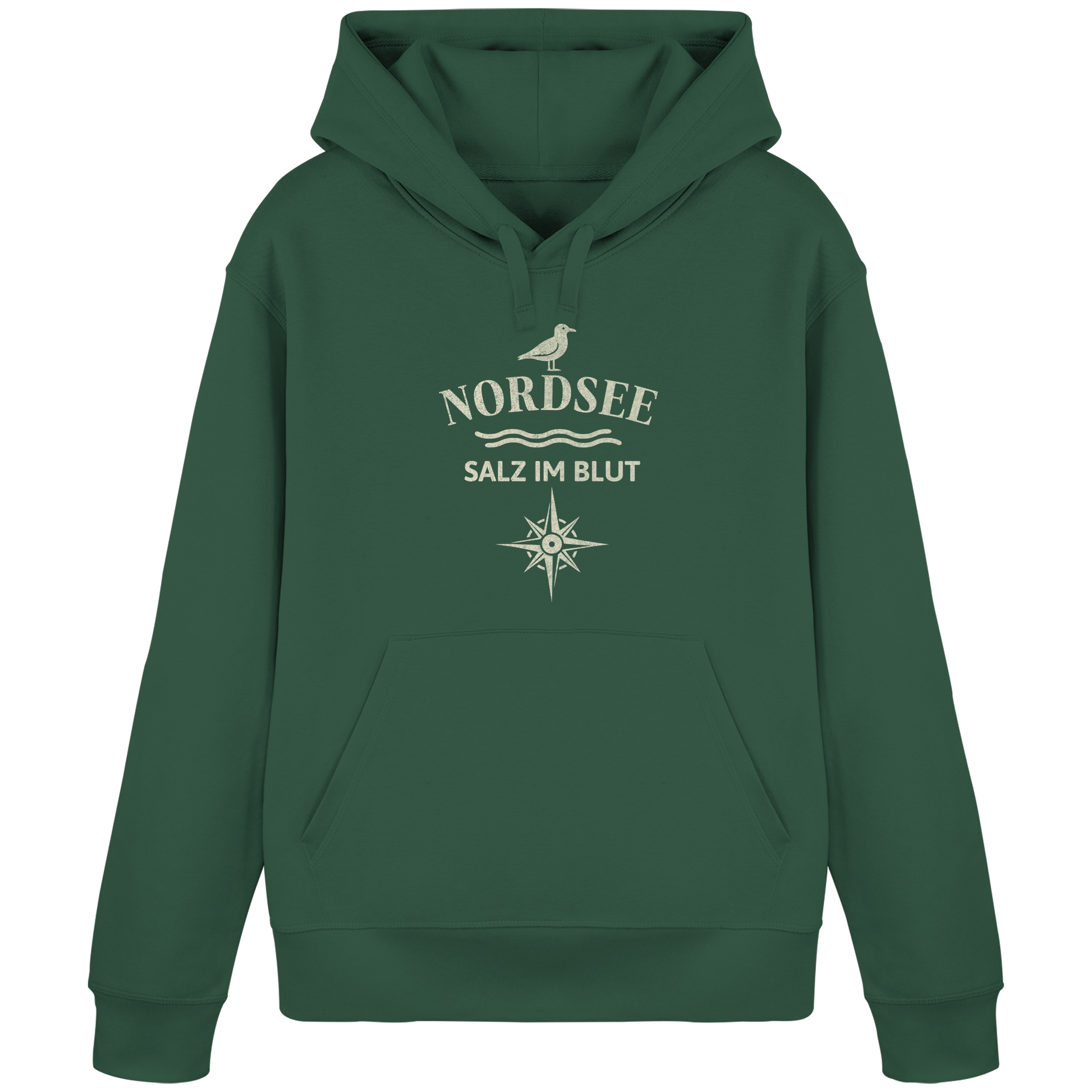 Nordsee - Salz im Blut - Organic Basic Hoodie