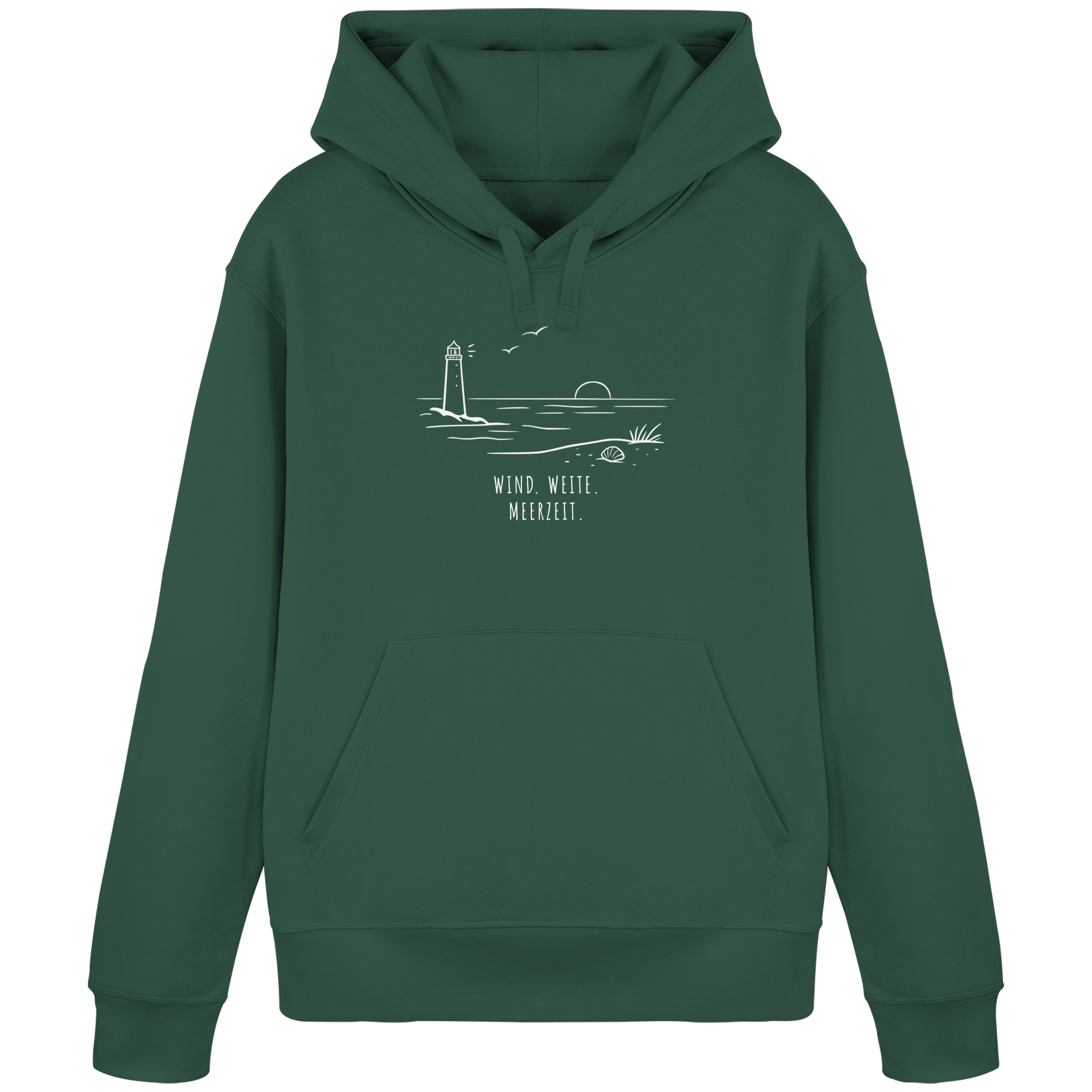 WIND. WEITE. MEERZEIT. - Organic Basic Hoodie
