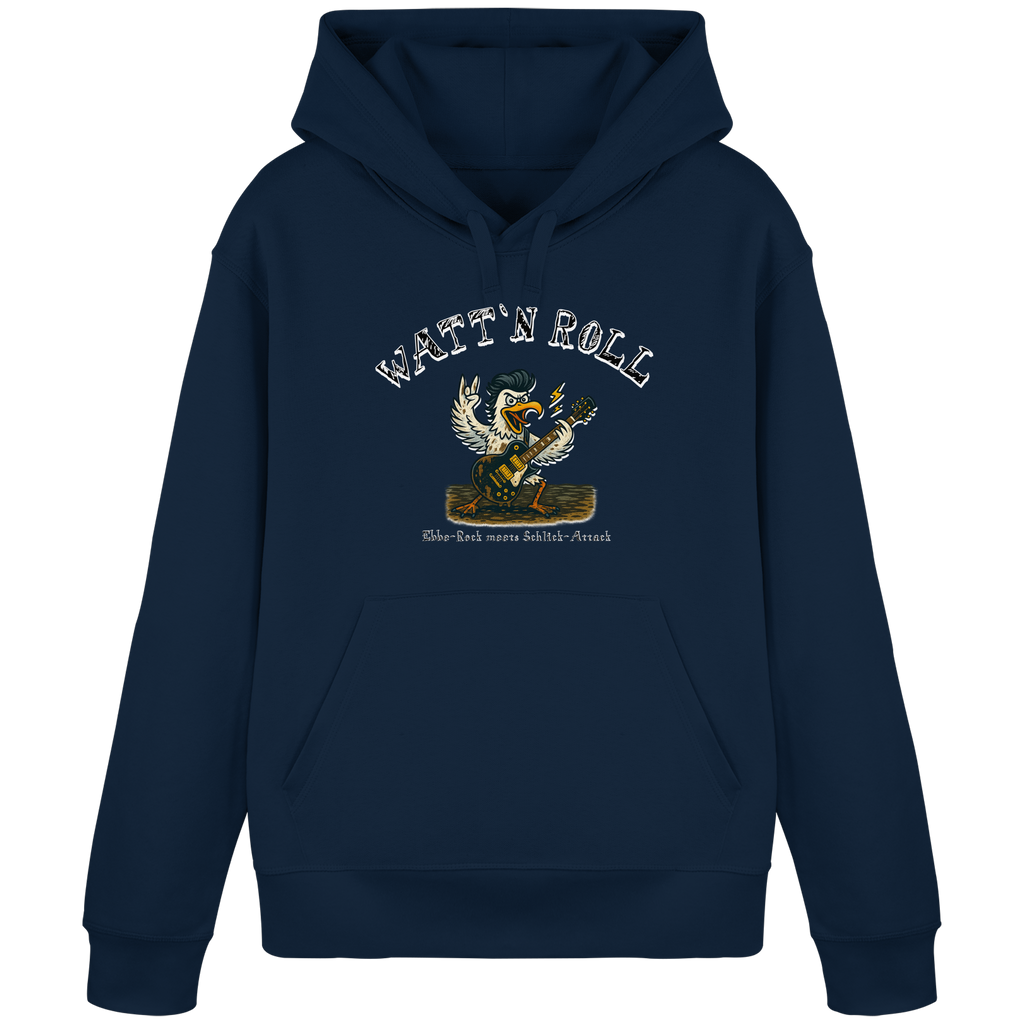 Watt`n Roll, Ebbe-Rock meets Schlick-Attack - Organic Basic Hoodie