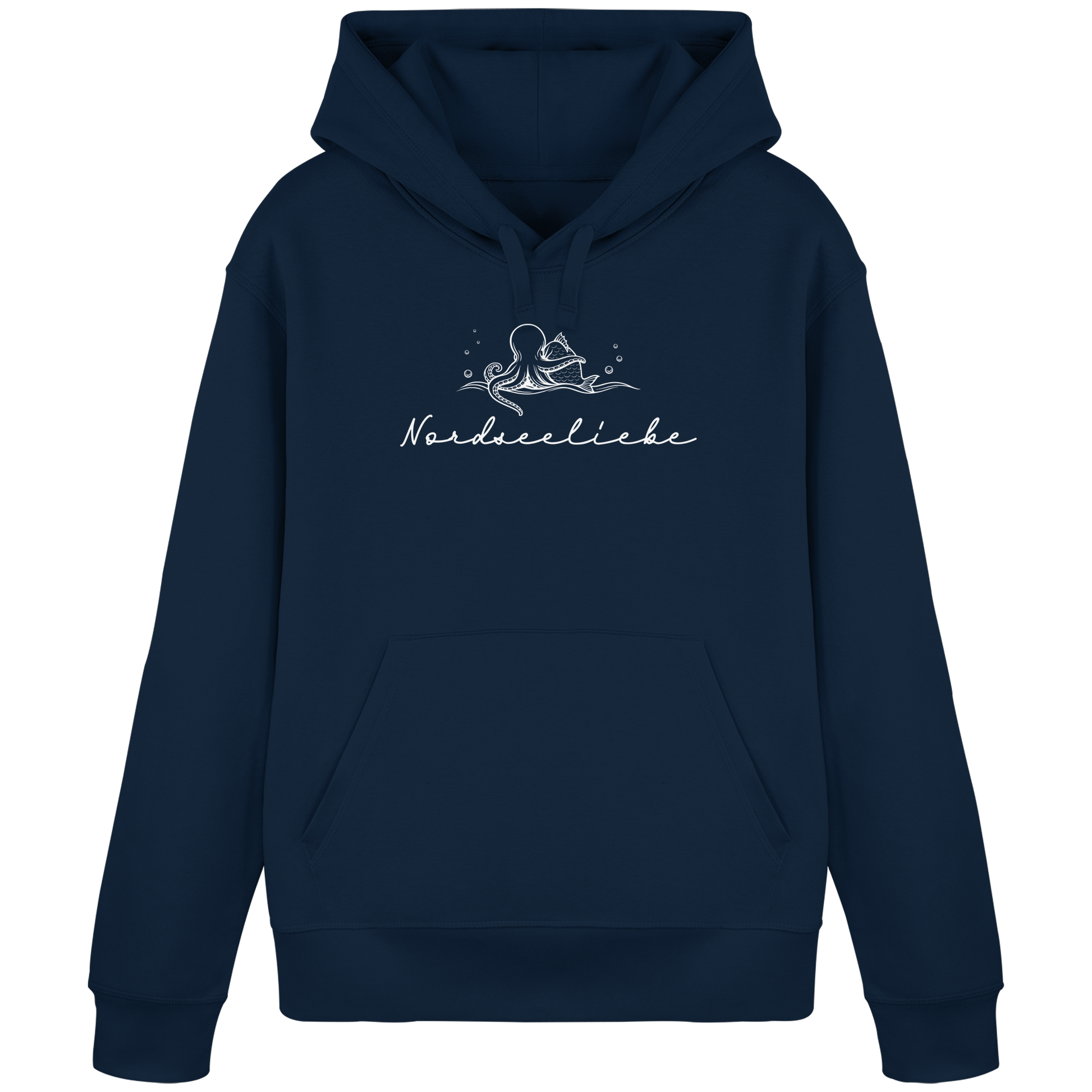 Nordseeliebe Krake & Fisch - Organic Basic Hoodie