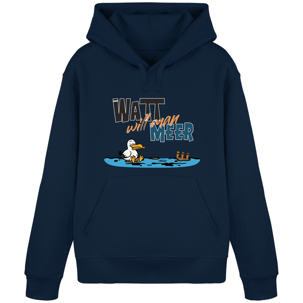 Watt will man Meer - Organic Basic Hoodie