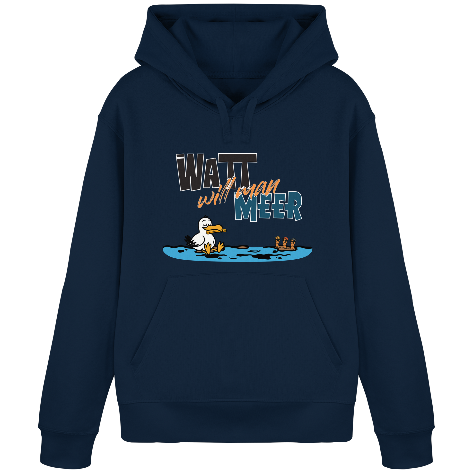 Watt will man Meer - Organic Basic Hoodie