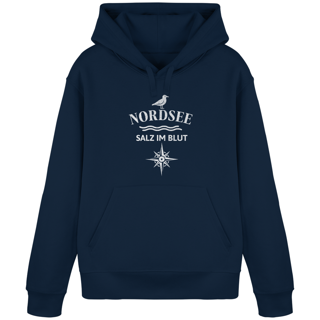 Nordsee - Salz im Blut - Organic Basic Hoodie