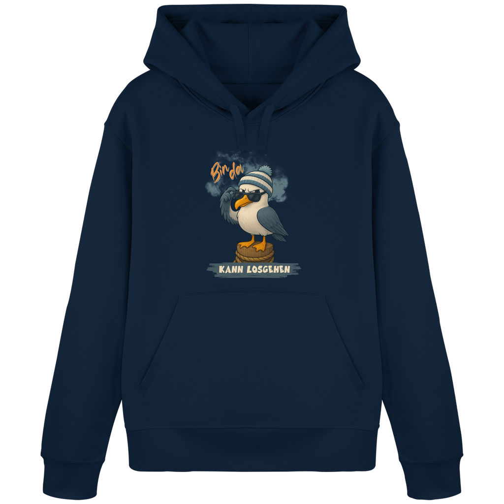 Bin da - kann losgehen - Organic Basic Hoodie