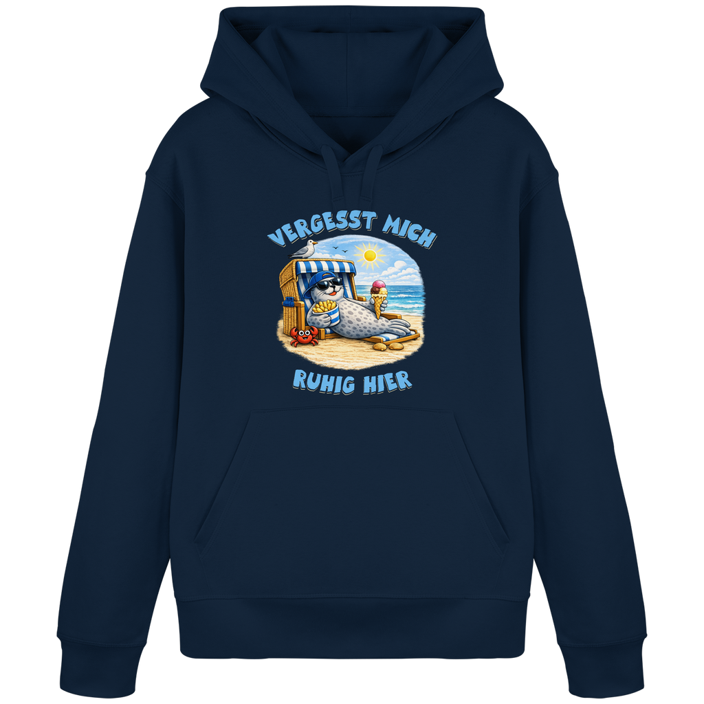 Vergesst mich ruhig hier - Nordsee-Comicdesign - Organic Basic Hoodie