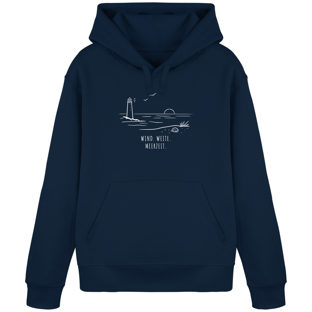 WIND. WEITE. MEERZEIT. - Organic Basic Hoodie