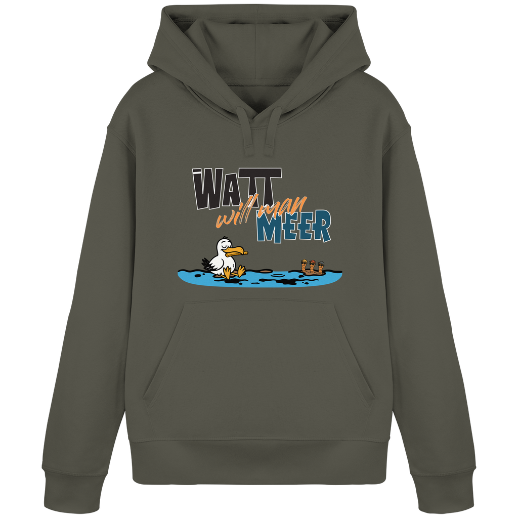 Watt will man Meer - Organic Basic Hoodie