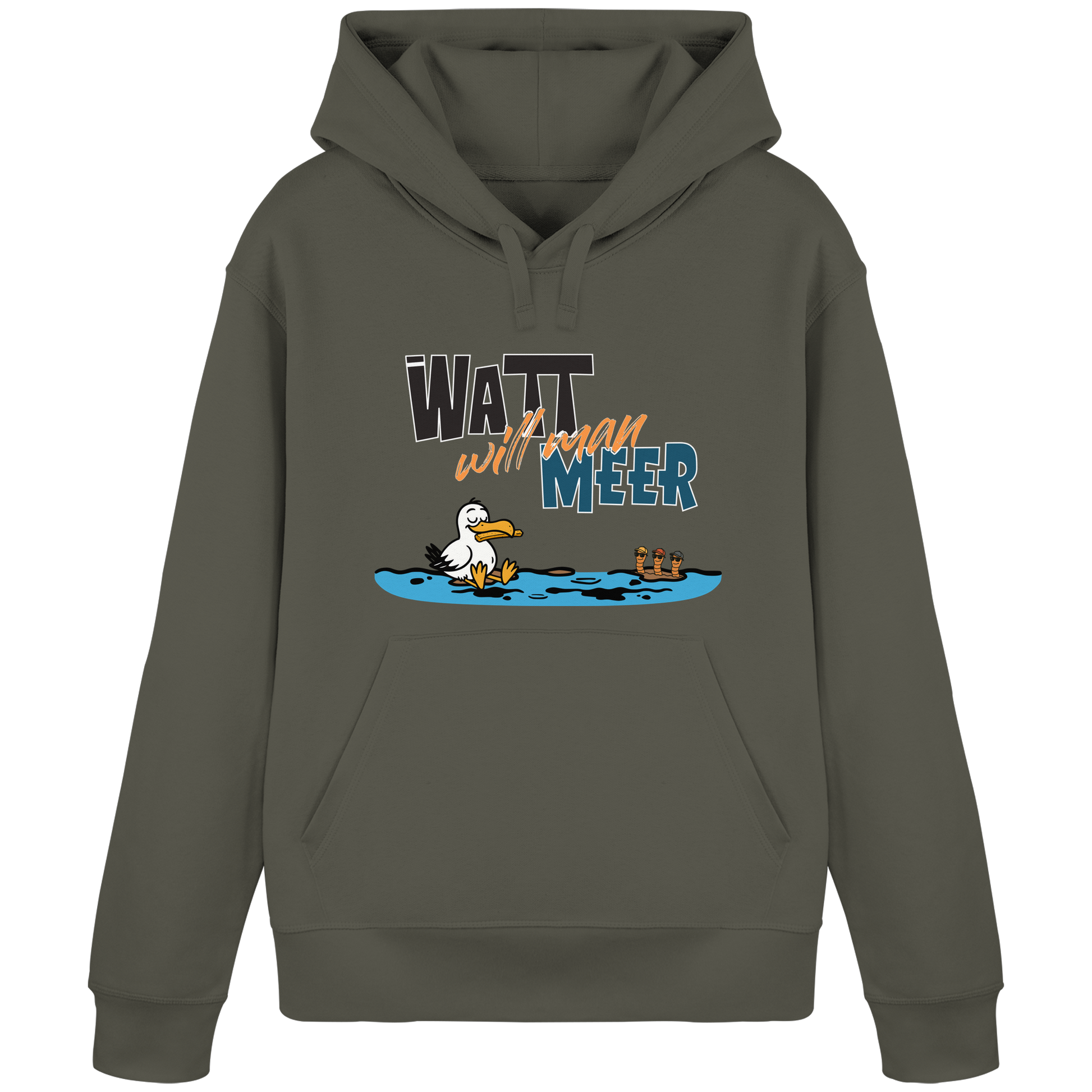 Watt will man Meer - Organic Basic Hoodie