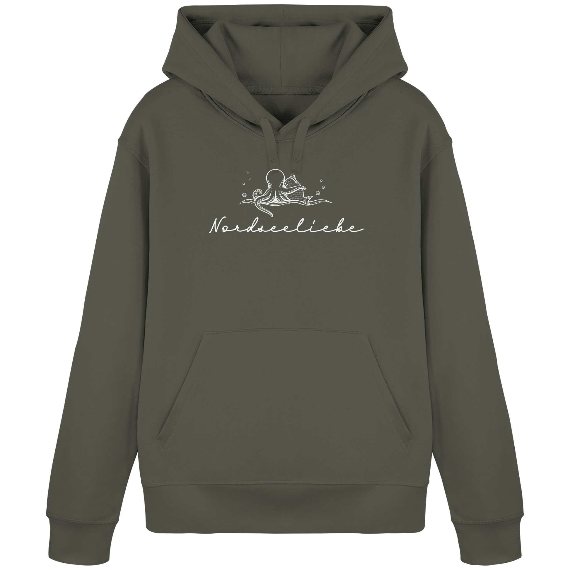 Nordseeliebe Krake & Fisch - Organic Basic Hoodie