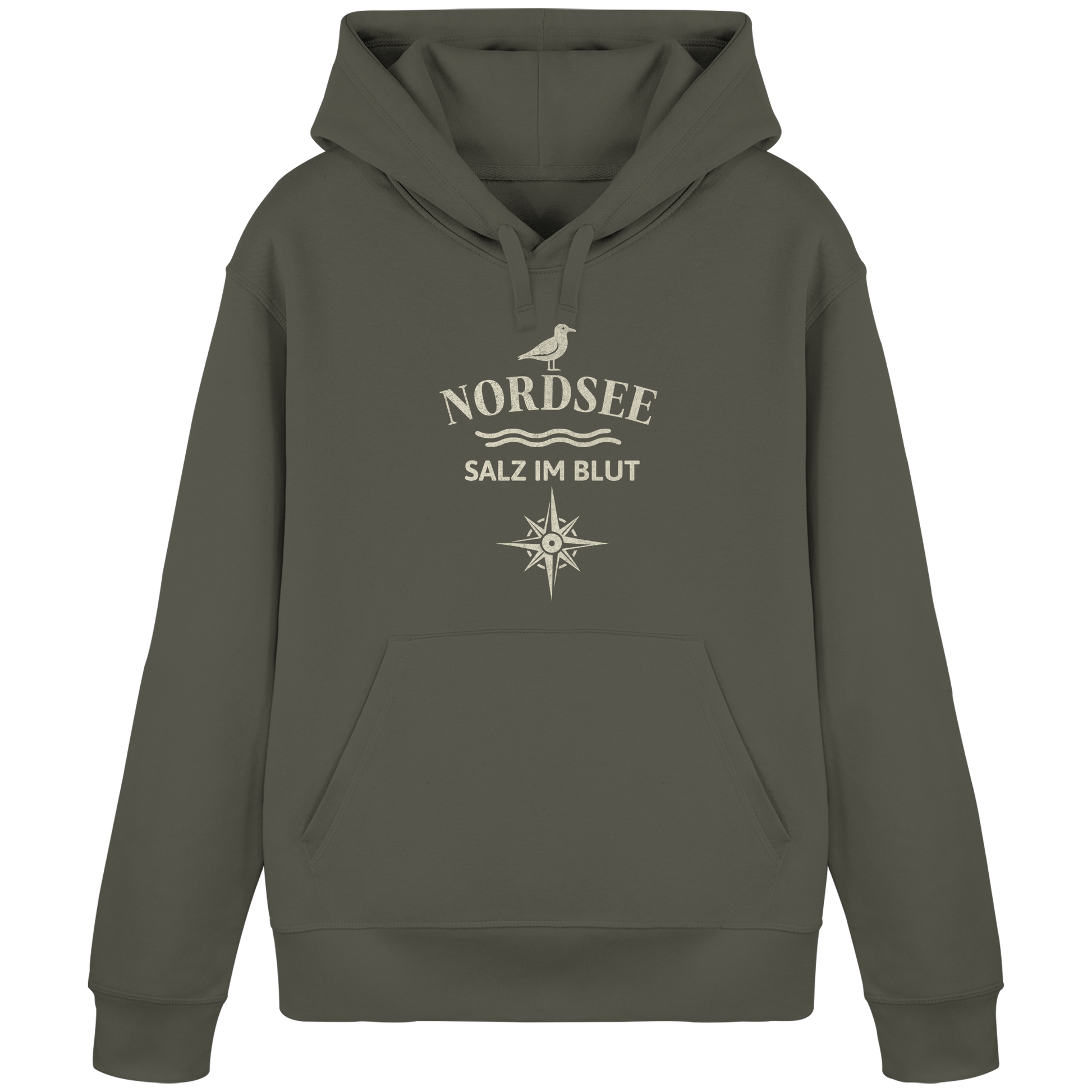 Nordsee - Salz im Blut - Organic Basic Hoodie