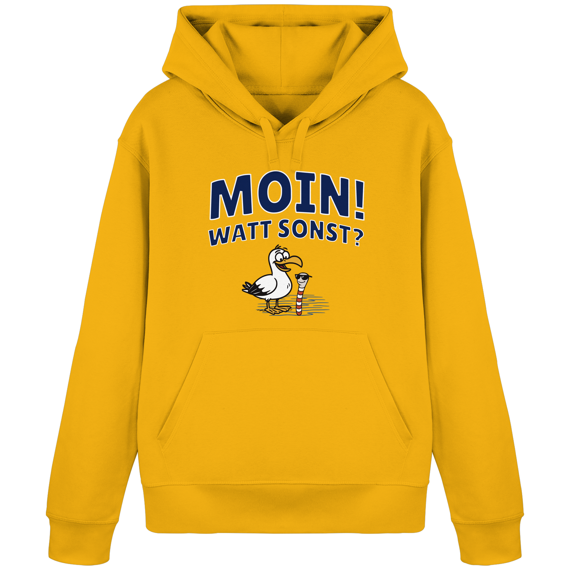 Moin! Watt Sonst? - Organic Basic Hoodie