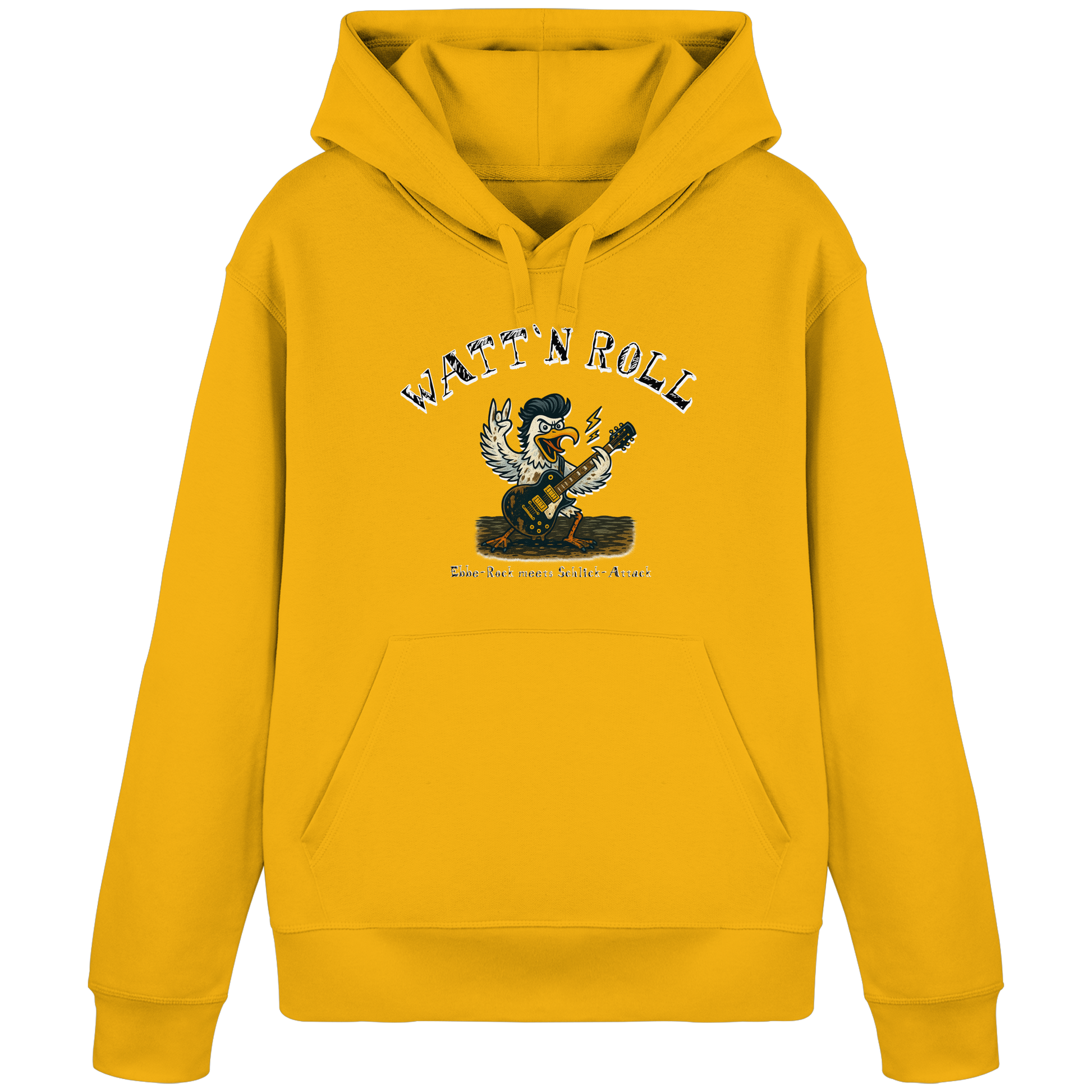 Watt`n Roll, Ebbe-Rock meets Schlick-Attack - Organic Basic Hoodie