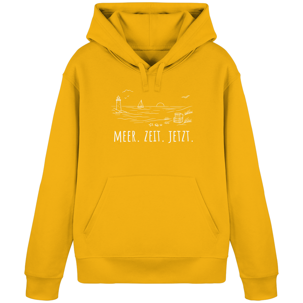 MEER. ZEIT. JETZT. - Organic Basic Hoodie