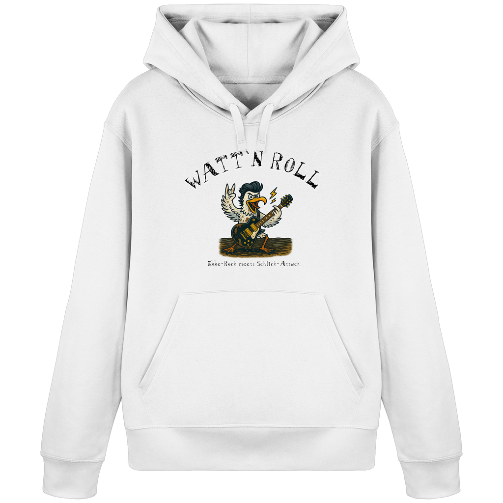 Watt`n Roll, Ebbe-Rock meets Schlick-Attack - Organic Basic Hoodie