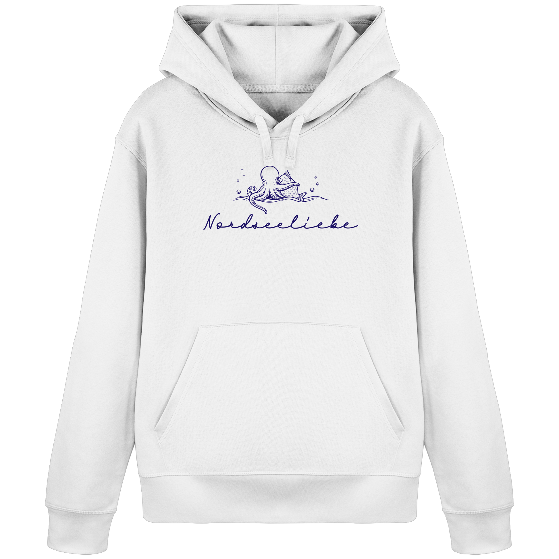 Nordseeliebe Krake & Fisch - Organic Basic Hoodie