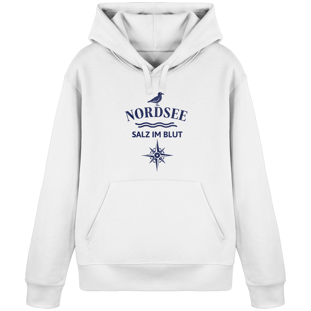 Nordsee - Salz im Blut - Organic Basic Hoodie