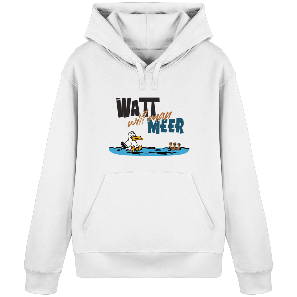 Watt will man Meer - Organic Basic Hoodie