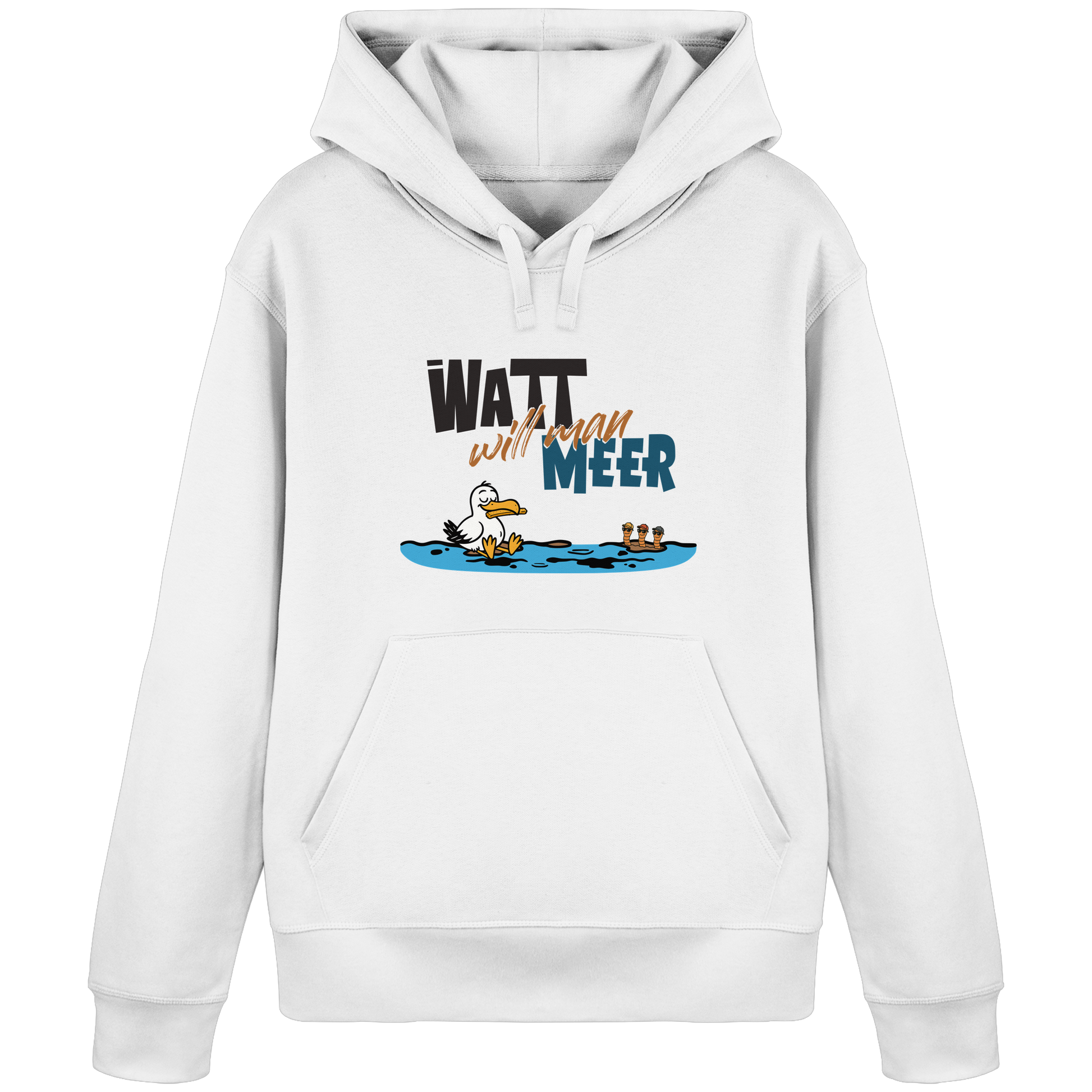 Watt will man Meer - Organic Basic Hoodie