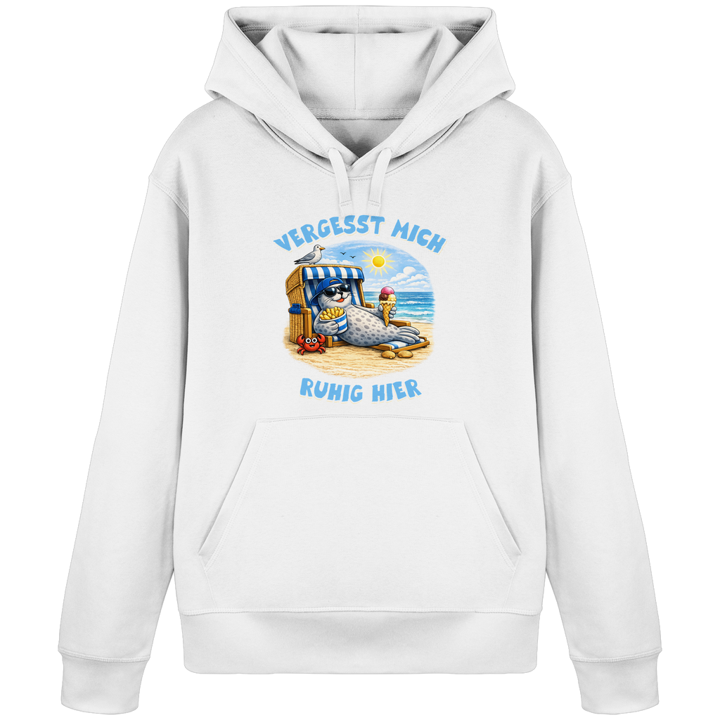 Vergesst mich ruhig hier - Nordsee-Comicdesign - Organic Basic Hoodie