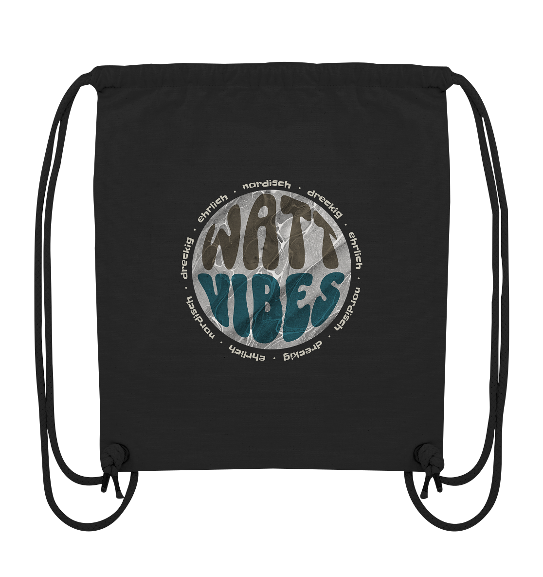 Watt Vibes, dreckig, ehrlich, nordisch - Organic Gym-Bag
