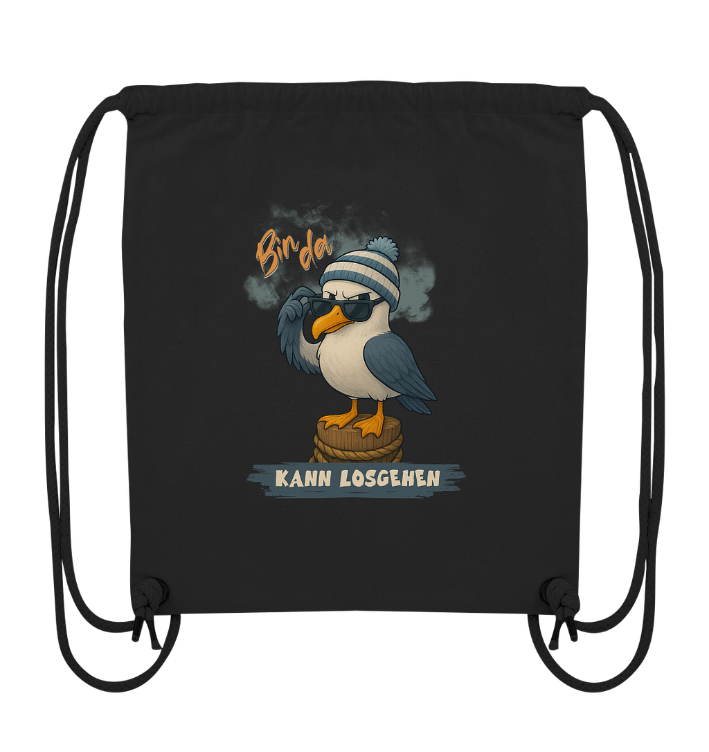 Bin da - kann losgehen - Organic Gym-Bag