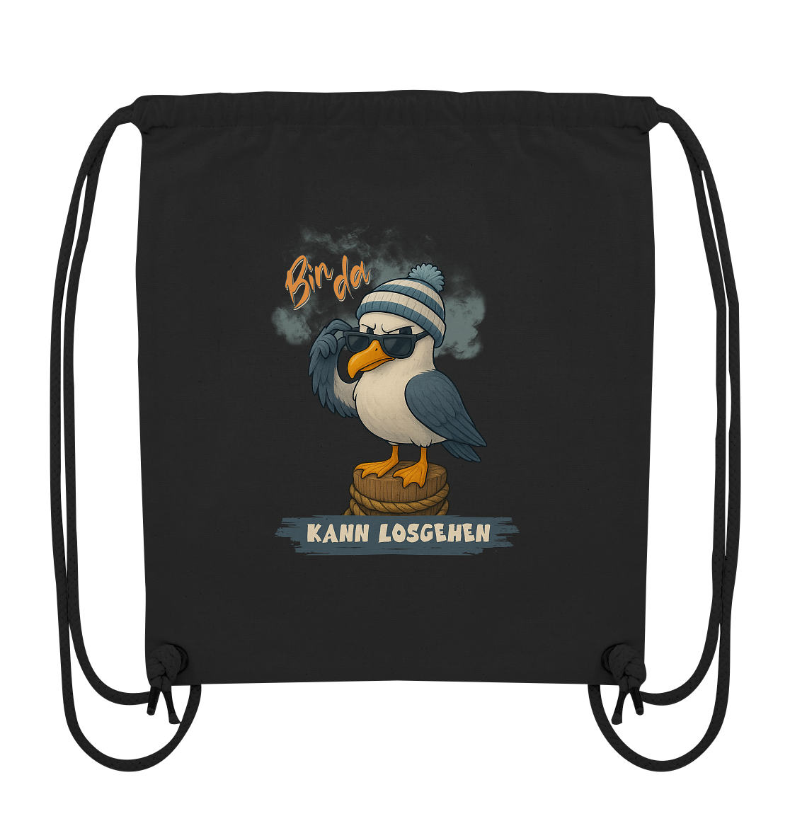 Bin da - kann losgehen - Organic Gym-Bag