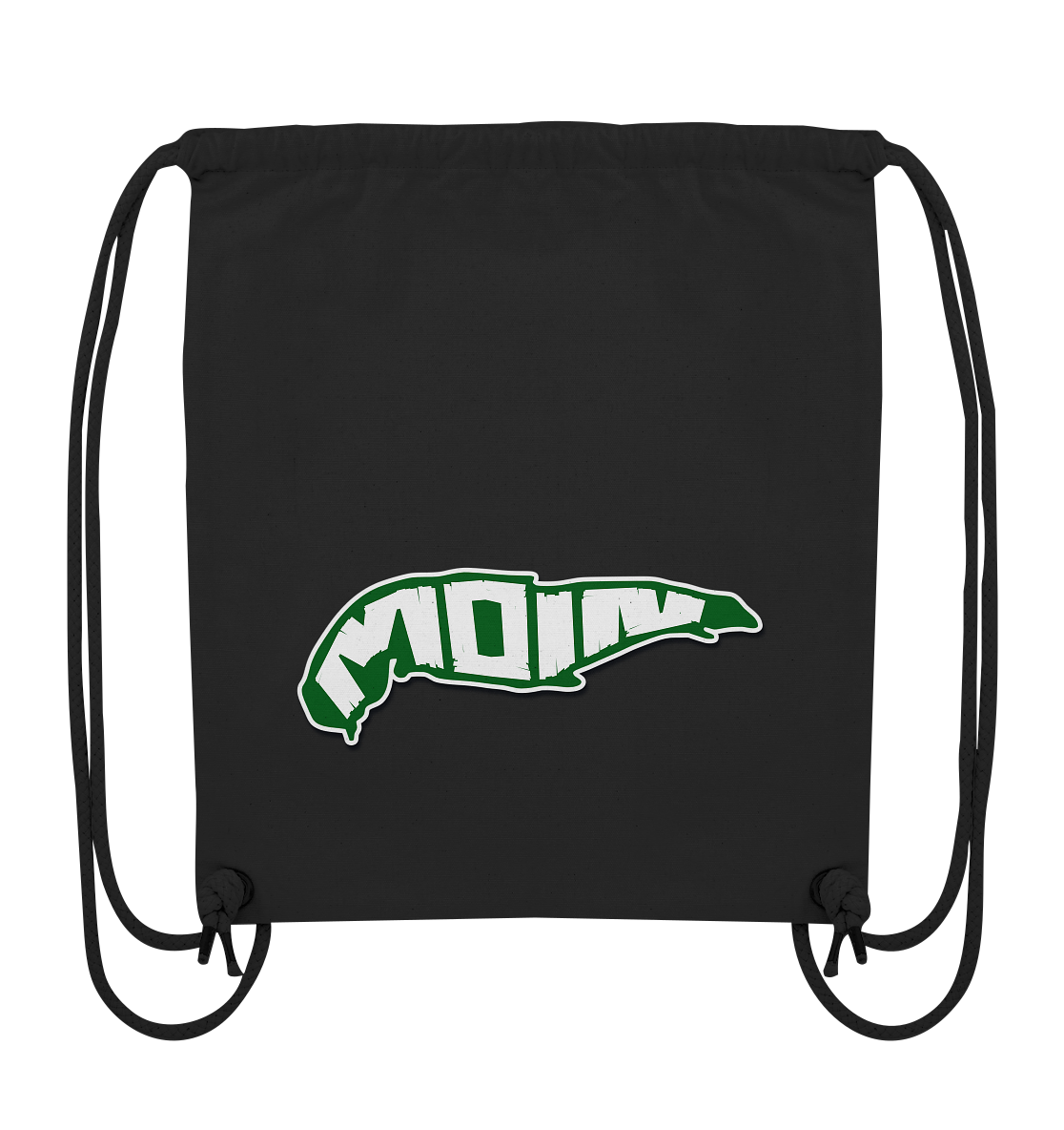 Spiekeroog Insel Silhouette MOIN - Organic Gym-Bag