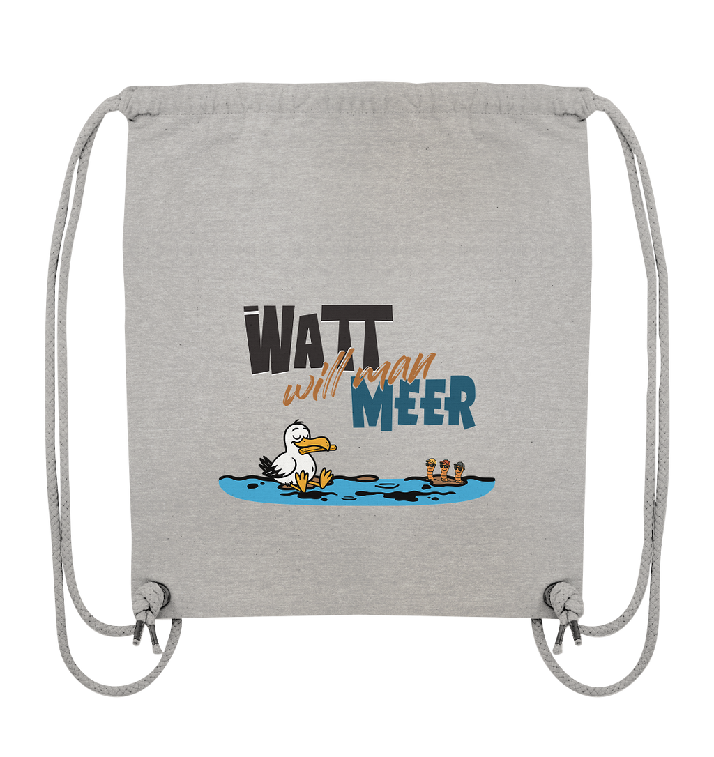 Watt will man Meer - Organic Gym-Bag